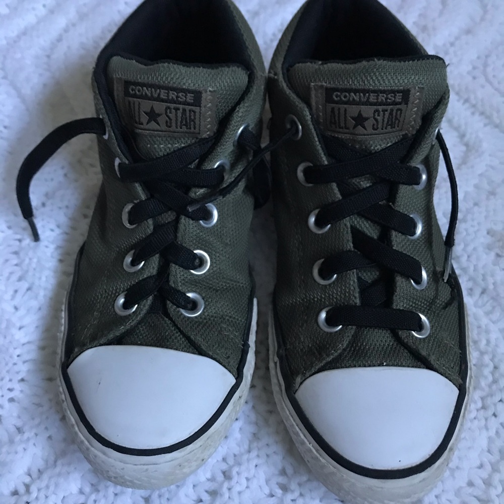 Converse boys All-Street Mid-canvas sneaker